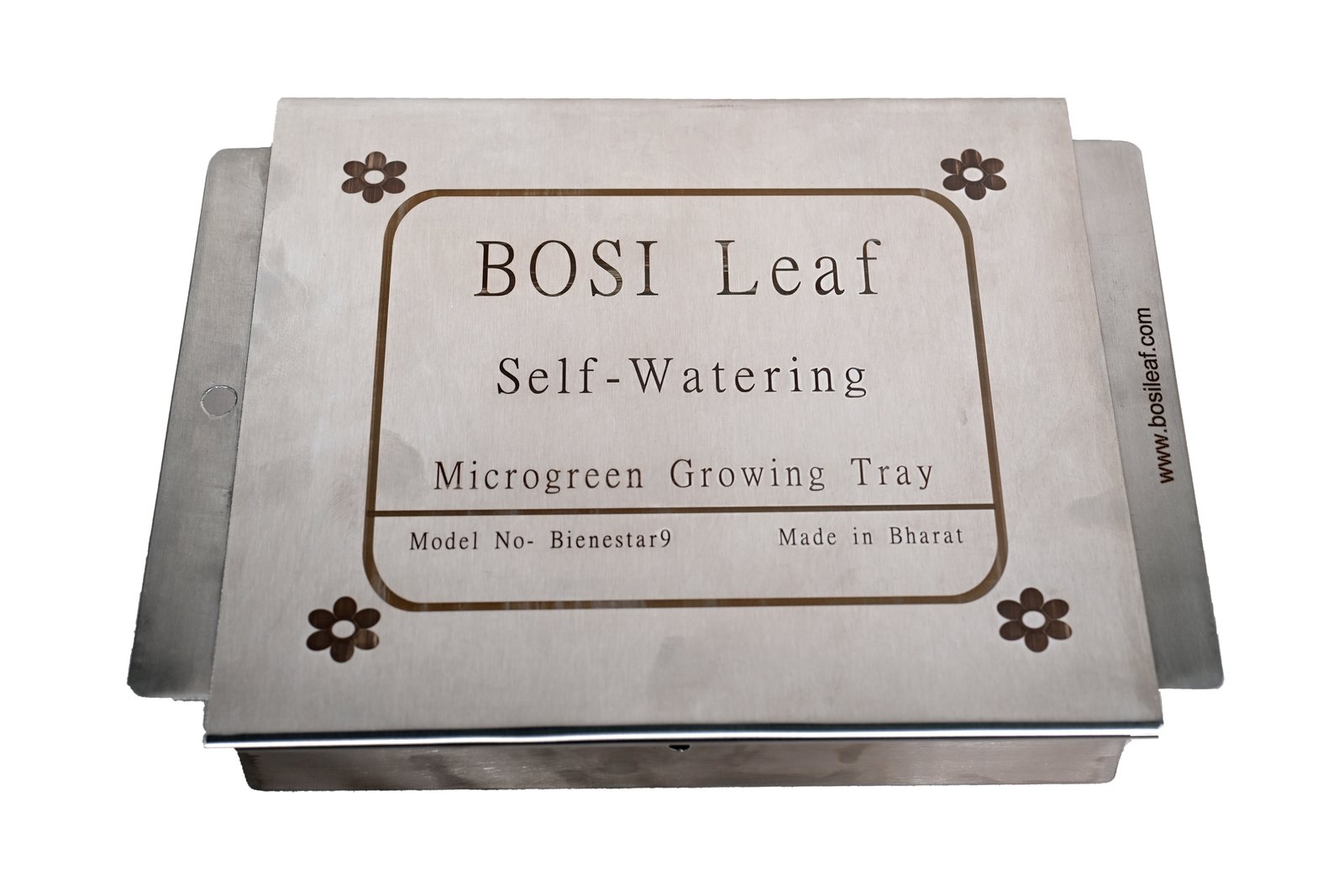 Stylish, Durable, Eco-Friendly Steel Grow Tray – Self-Watering Model- Binestar9