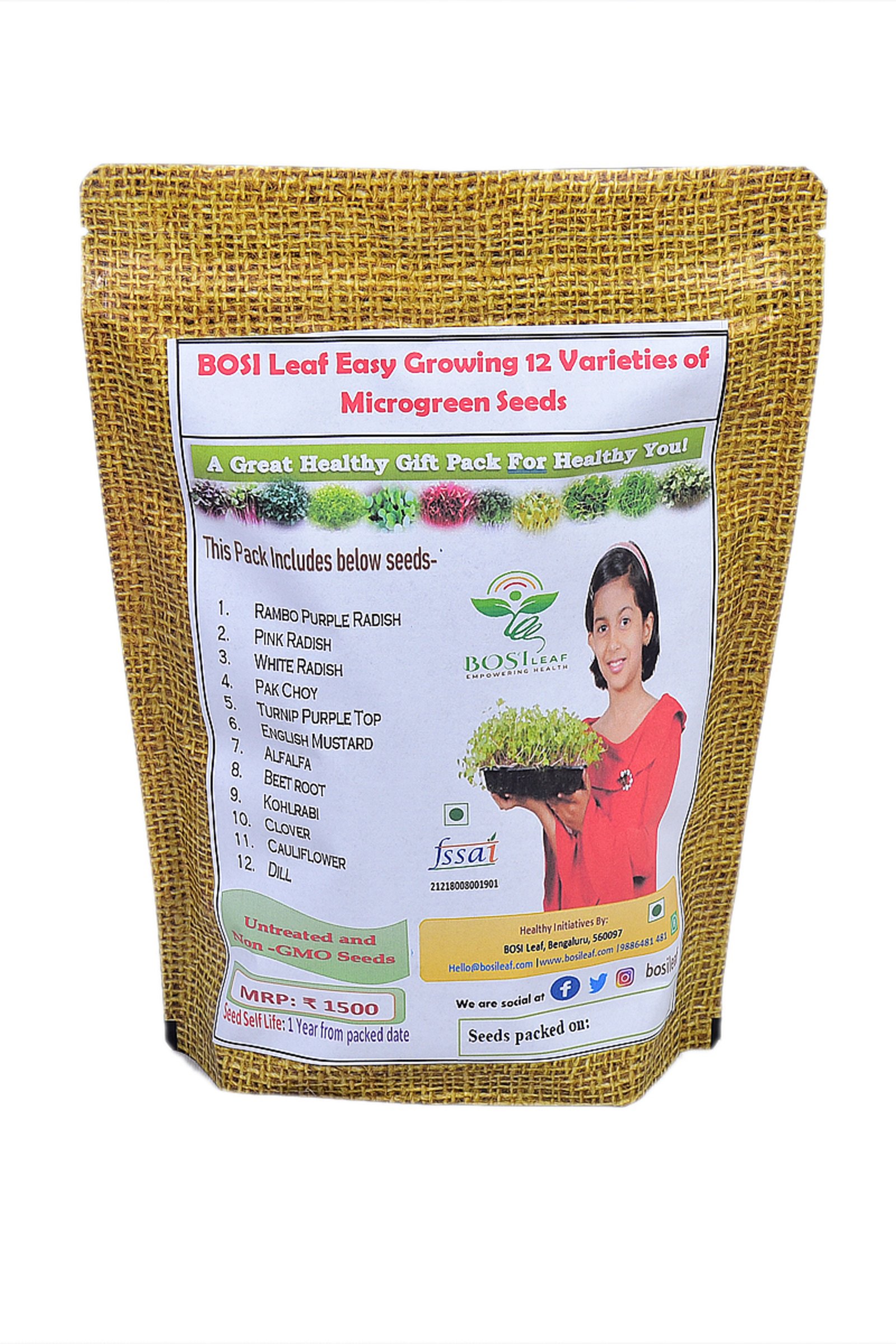 Easy Grow Microgreens Pack – 12 Varieties